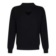 Emporio Armani Svart Crewneck Tröja Aw24 Black, Herr