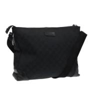 Gucci Vintage Pre-owned Canvas gucci-vskor Black, Dam