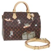 Louis Vuitton Vintage Pre-owned Canvas louis-vuitton-vskor Brown, Dam