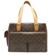 Louis Vuitton Vintage Pre-owned Canvas louis-vuitton-vskor Brown, Dam