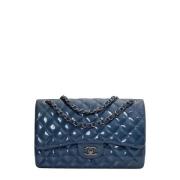 Chanel Vintage Pre-owned Laeder chanel-vskor Blue, Dam