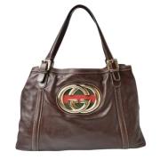 Gucci Vintage Pre-owned Laeder gucci-vskor Brown, Dam