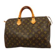 Louis Vuitton Vintage Pre-owned Tyg louis-vuitton-vskor Brown, Dam