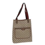 Gucci Vintage Pre-owned Canvas totevskor Beige, Dam