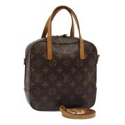 Louis Vuitton Vintage Pre-owned Canvas handvskor Brown, Dam