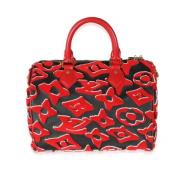 Louis Vuitton Vintage Pre-owned Tyg louis-vuitton-vskor Red, Dam