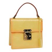 Louis Vuitton Vintage Pre-owned Laeder handvskor Yellow, Dam