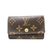 Louis Vuitton Vintage Pre-owned Tyg nyckelhllare Brown, Dam