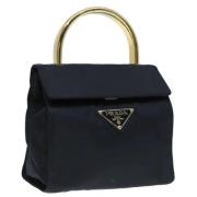 Prada Vintage Pre-owned Nylon prada-vskor Blue, Dam