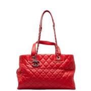 Chanel Vintage Pre-owned Laeder chanel-vskor Red, Dam