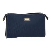 Dior Vintage Pre-owned Canvas kuvertvskor Blue, Dam