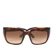 Chopard Pre-owned Pre-owned Acetat solglasgon Brown, Dam