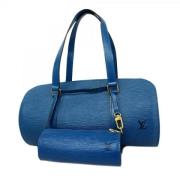 Louis Vuitton Vintage Pre-owned Tyg louis-vuitton-vskor Blue, Dam