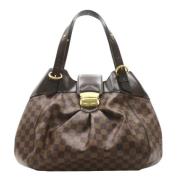 Louis Vuitton Vintage Pre-owned Canvas louis-vuitton-vskor Brown, Dam