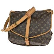 Louis Vuitton Vintage Pre-owned Canvas louis-vuitton-vskor Brown, Dam