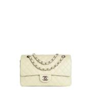 Chanel Vintage Pre-owned Laeder chanel-vskor Beige, Dam