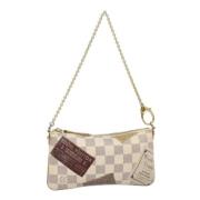 Louis Vuitton Vintage Pre-owned Canvas kuvertvskor White, Dam