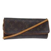 Louis Vuitton Vintage Pre-owned Canvas louis-vuitton-vskor Brown, Dam