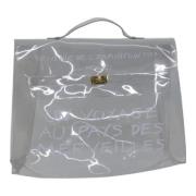 Hermès Vintage Pre-owned Vinyl handvskor White, Dam