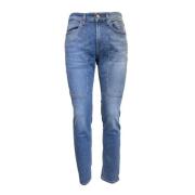 Jeckerson Slim Fit Herr Jeans med Patches Blue, Herr