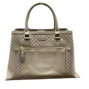 Gucci Vintage Pre-owned Laeder handvskor Gray, Dam