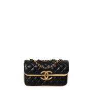 Chanel Vintage Pre-owned Laeder chanel-vskor Black, Dam