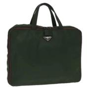 Prada Vintage Pre-owned Laeder handvskor Green, Dam