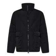 Emporio Armani Svart Quiltad Pufferjacka Black, Herr