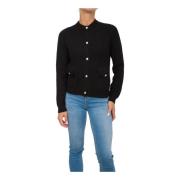 Marella Svart Cardigan Tröja Black, Dam