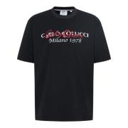 Carlo Colucci Oversize T-shirt Black, Herr