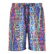 Carlo Colucci Herr Caproni Badshorts Blue, Herr