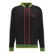 Carlo Colucci Unik Zip-through Sweatjacke Black, Herr