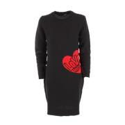 Love Moschino Kläder Klänningar Black, Dam