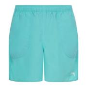 Stüssy Klarblått Havskläder Mesh Shorts Blue, Herr