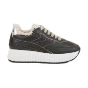 Voile Blanche Svarta aktiva sneakers för kvinnor Black, Dam