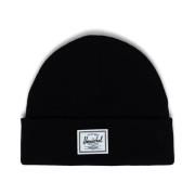 Herschel Elmer Shallow Beanie Bomullsmössa Svart Black, Herr