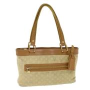 Louis Vuitton Vintage Pre-owned Canvas louis-vuitton-vskor Beige, Dam