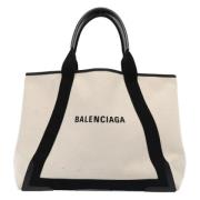 Balenciaga Vintage Pre-owned Canvas balenciaga-vskor White, Dam