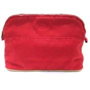 Hermès Vintage Pre-owned Canvas necessrer Red, Dam