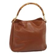 Gucci Vintage Pre-owned Laeder handvskor Brown, Dam