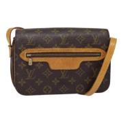 Louis Vuitton Vintage Pre-owned Canvas axelremsvskor Brown, Dam