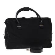 Gucci Vintage Pre-owned Nylon handvskor Black, Dam