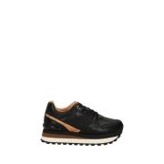 Alviero Martini 1a Classe Svarta Sneakers med Geografiskt Tryck Black,...