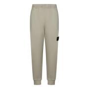 Stone Island Beige Fleece Joggers Aw24 Beige, Herr