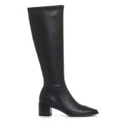 Tory Burch Svarta Stretch Ankelboots Black, Dam