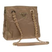 Prada Vintage Pre-owned Nylon prada-vskor Brown, Dam