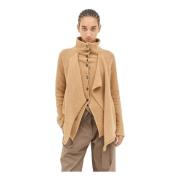 JW Anderson Ullblandad Lagers Cardigan Beige, Dam