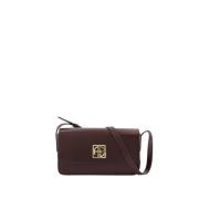 Anine Bing Burgundy Läder Crossbody Väska Red, Dam