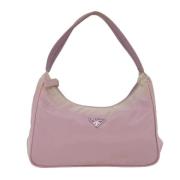 Prada Vintage Pre-owned Tyg axelremsvskor Pink, Dam