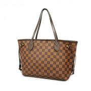 Louis Vuitton Vintage Pre-owned Tyg axelremsvskor Brown, Dam